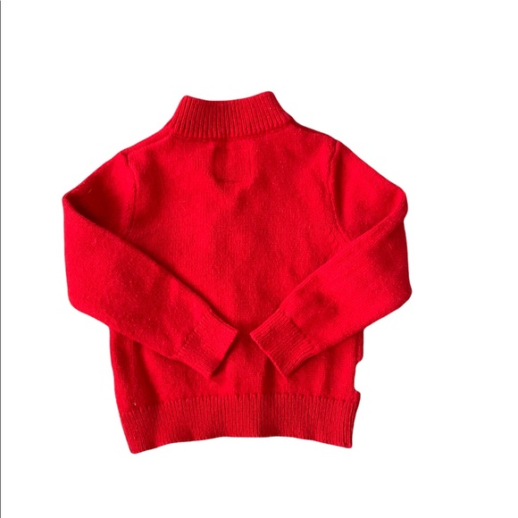 OskKosh Full Zip Red/Grey Sweater, 3T - Picture 3 of 5